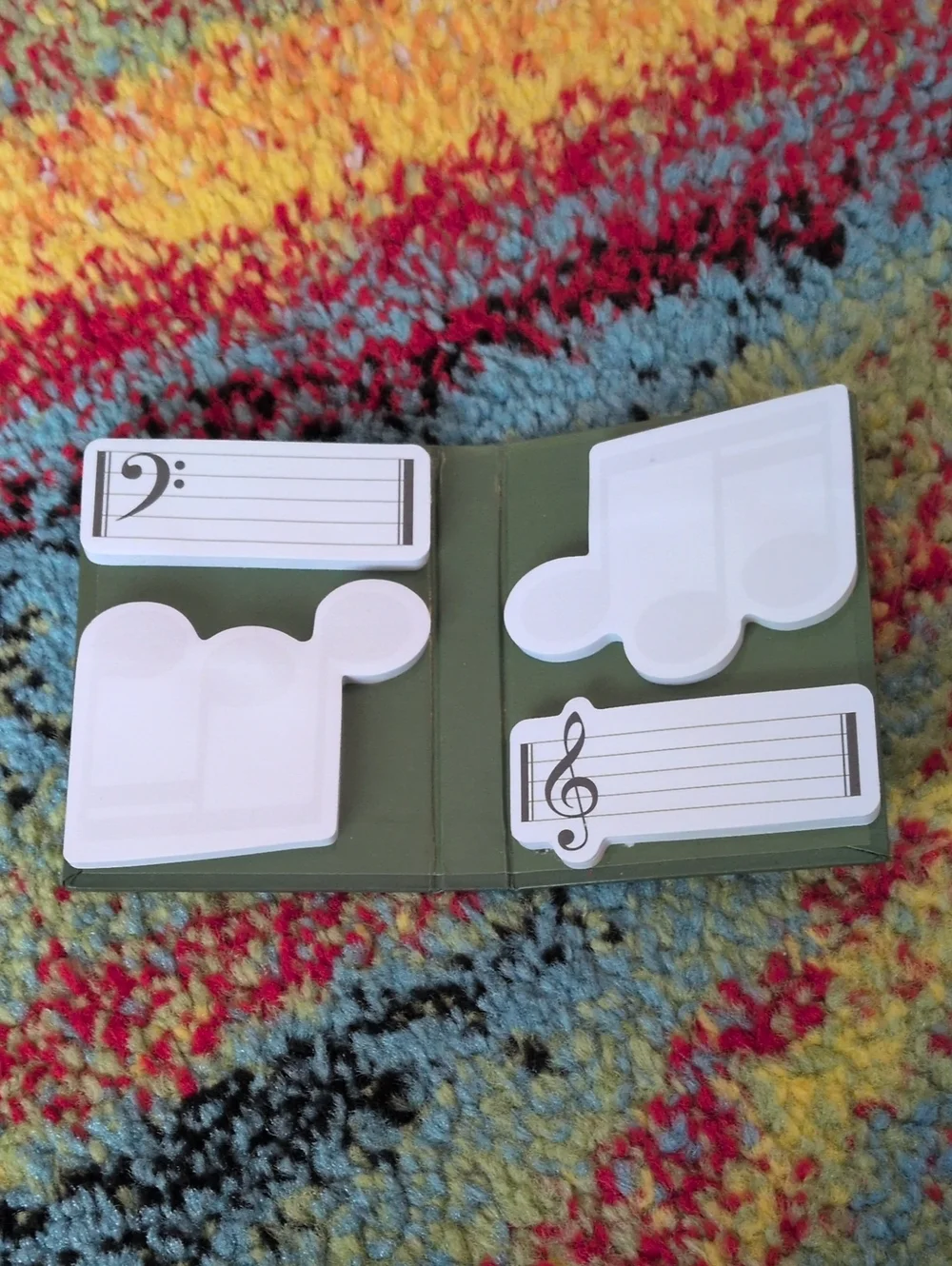Music Notes Sticky Note Book - Free With Bundle